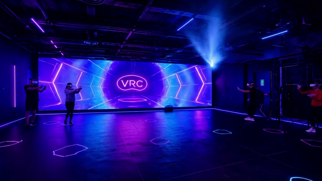 Missione VR free-roaming multiplayer in Multiverse Room — arena VRC