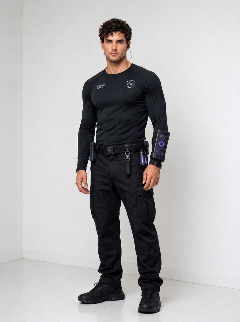 Cast member VRC in uniforme operativa