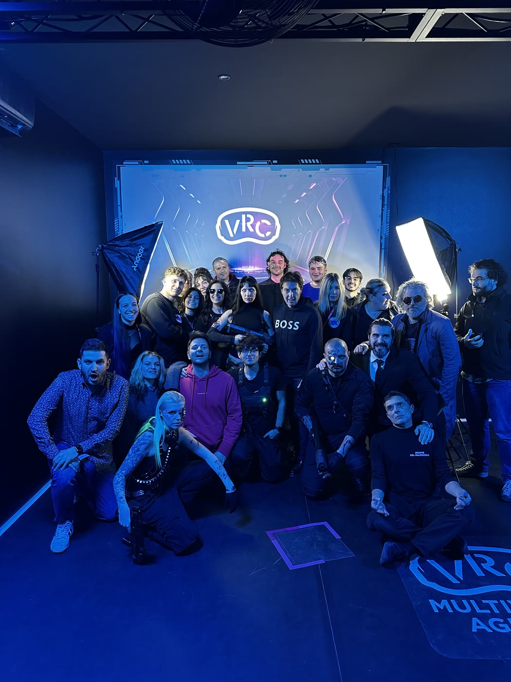 Team e cast al lancio Terminator VRC a Pisa